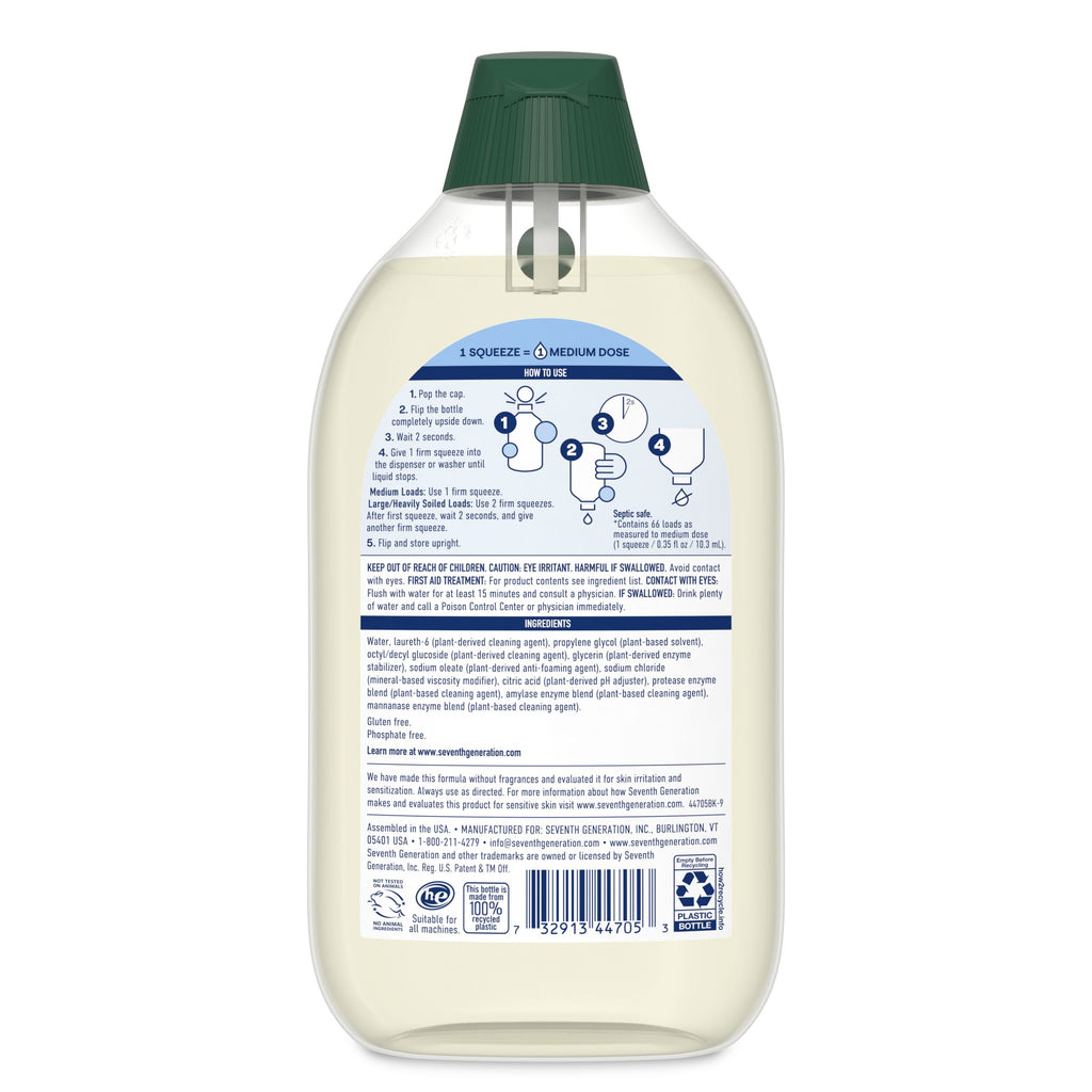 Plant-Powered EasyDose™ Ultra Concentrated Laundry Detergent - Free & Clear