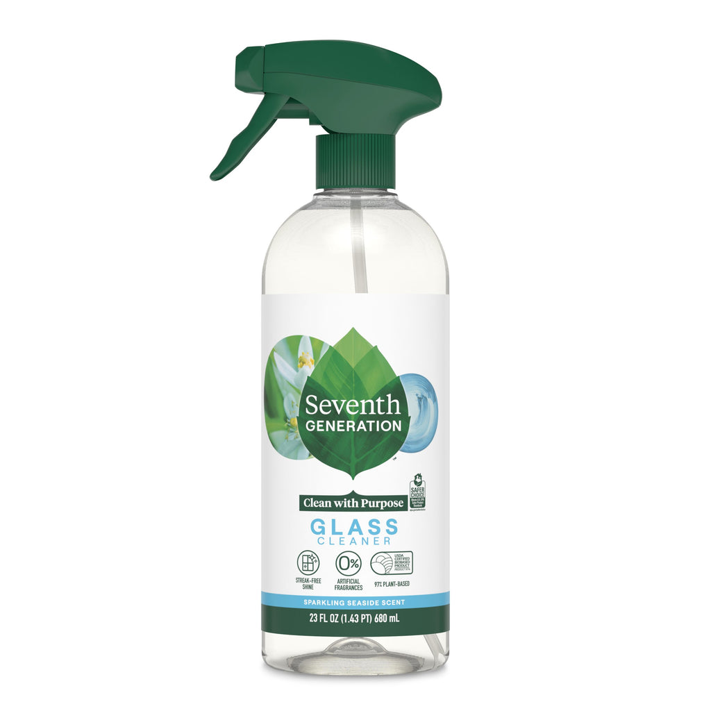 Plant-Based Glass Cleaner with Sparkling Seaside
