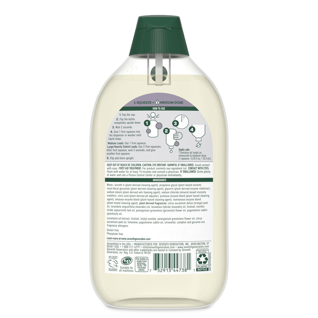 Plant-Powered EasyDose™ Ultra Concentrated Laundry Detergent with Fresh Lavender