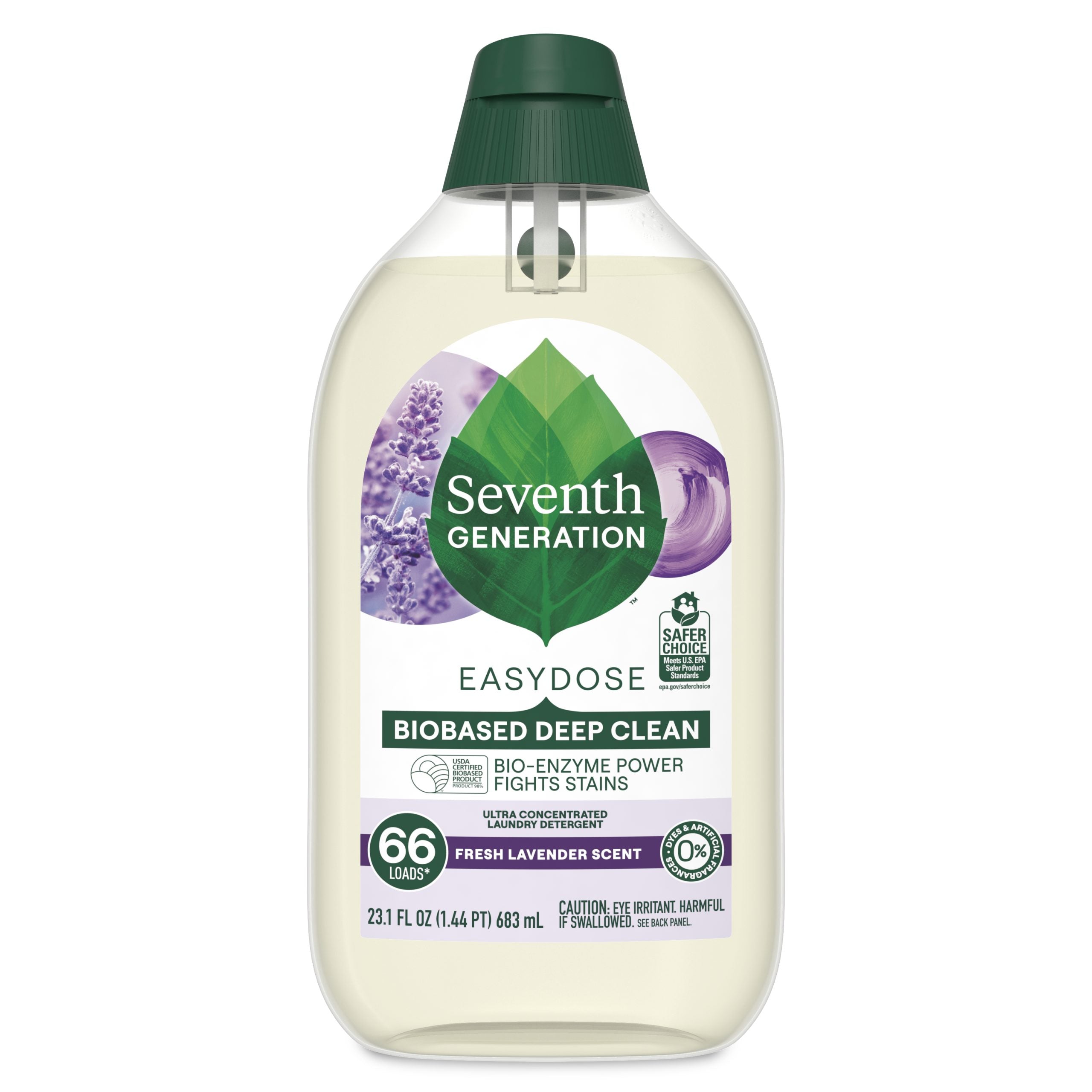 Plant-Powered EasyDose™ Ultra Concentrated Laundry Detergent with Fresh Lavender
