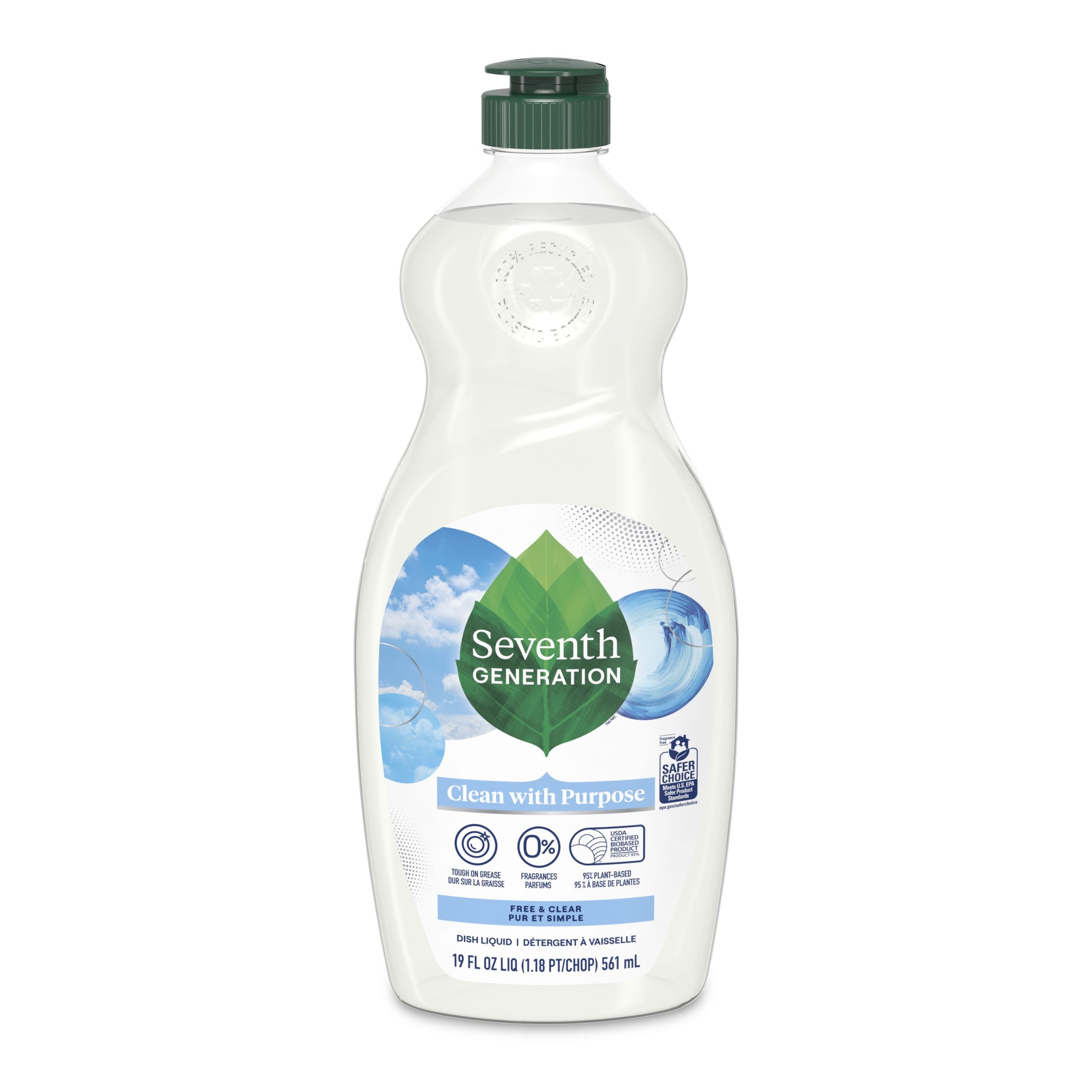 Grease-Fighting Dish Soap - Free & Clear