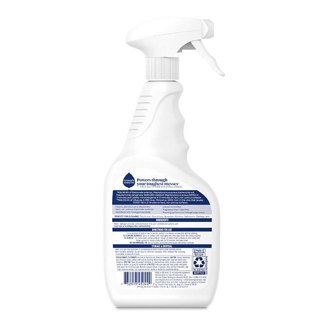 Plant-Based Disinfecting Hydrogen Peroxide Cleaner - Fragrance Free