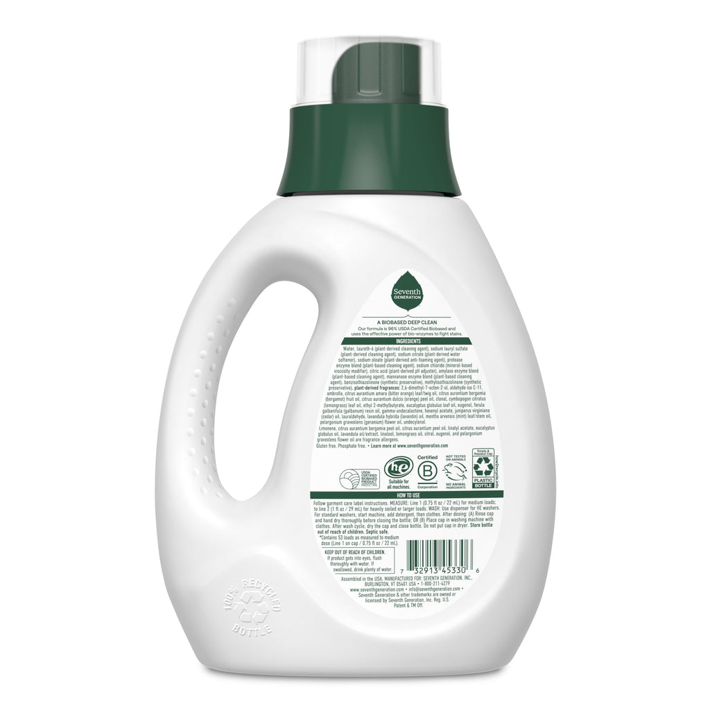 Plant-Powered Concentrated Laundry Detergent with Fresh Scent
