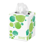 Bathroom-Ready 100% Recycled Facial Tissue
