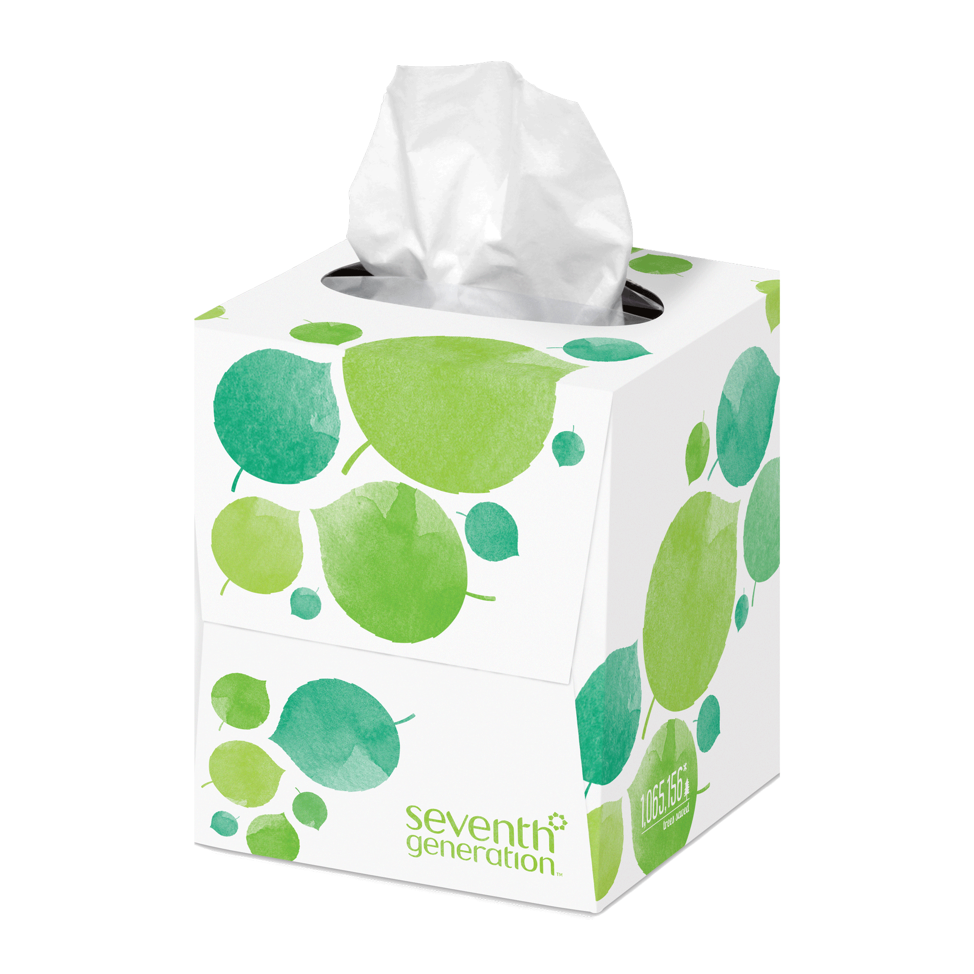 Bathroom-Ready 100% Recycled Facial Tissue