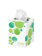 Bathroom-Ready 100% Recycled Facial Tissue