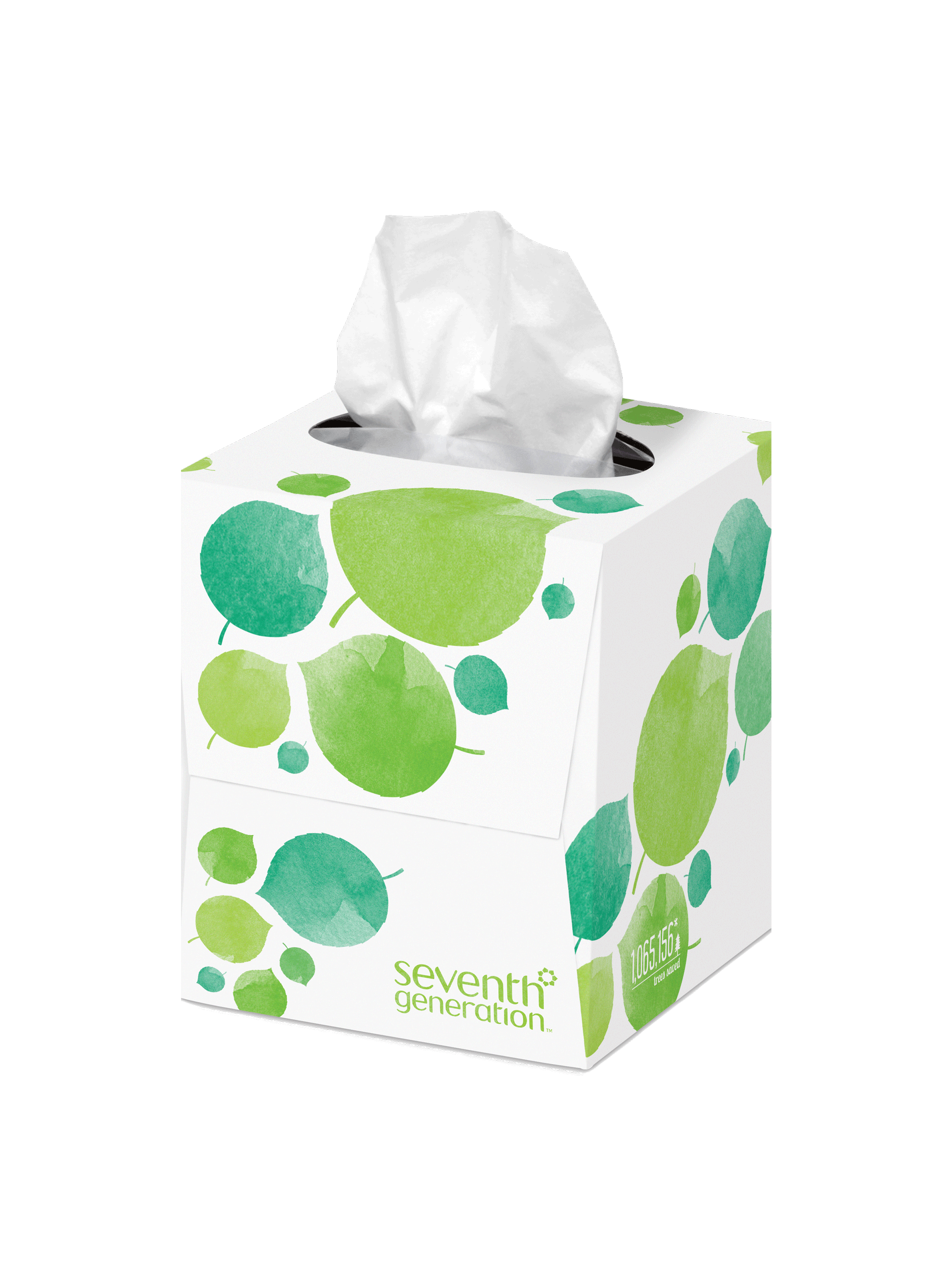 Bathroom-Ready 100% Recycled Facial Tissue