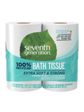 Bathroom-Ready 100% Recycled Bathroom Tissue 2-ply - 4 Rolls / 12 Rolls / 24 Rolls