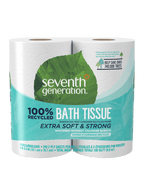 Bathroom-Ready 100% Recycled Bathroom Tissue 2-ply - 4 Rolls / 12 Rolls / 24 Rolls