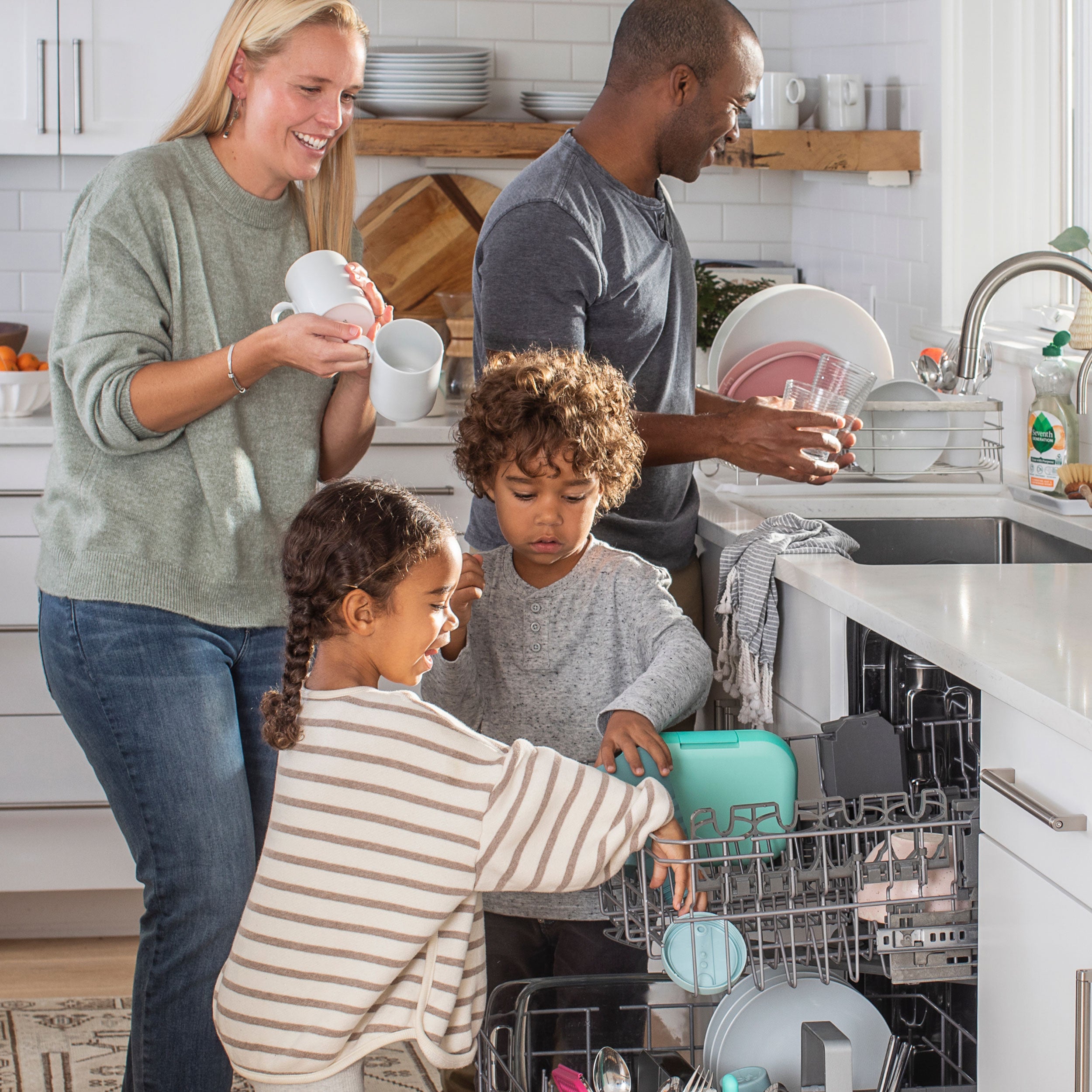 Grease-Fighting Dishwasher Detergent Powder - Free & Clear