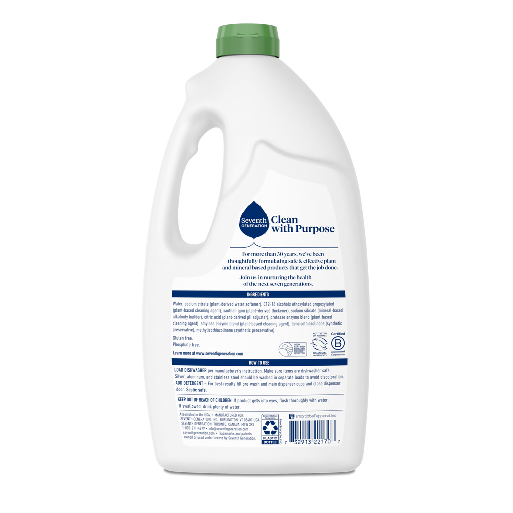 Grease-Fighting Dishwasher Detergent Gel - Free & Clear