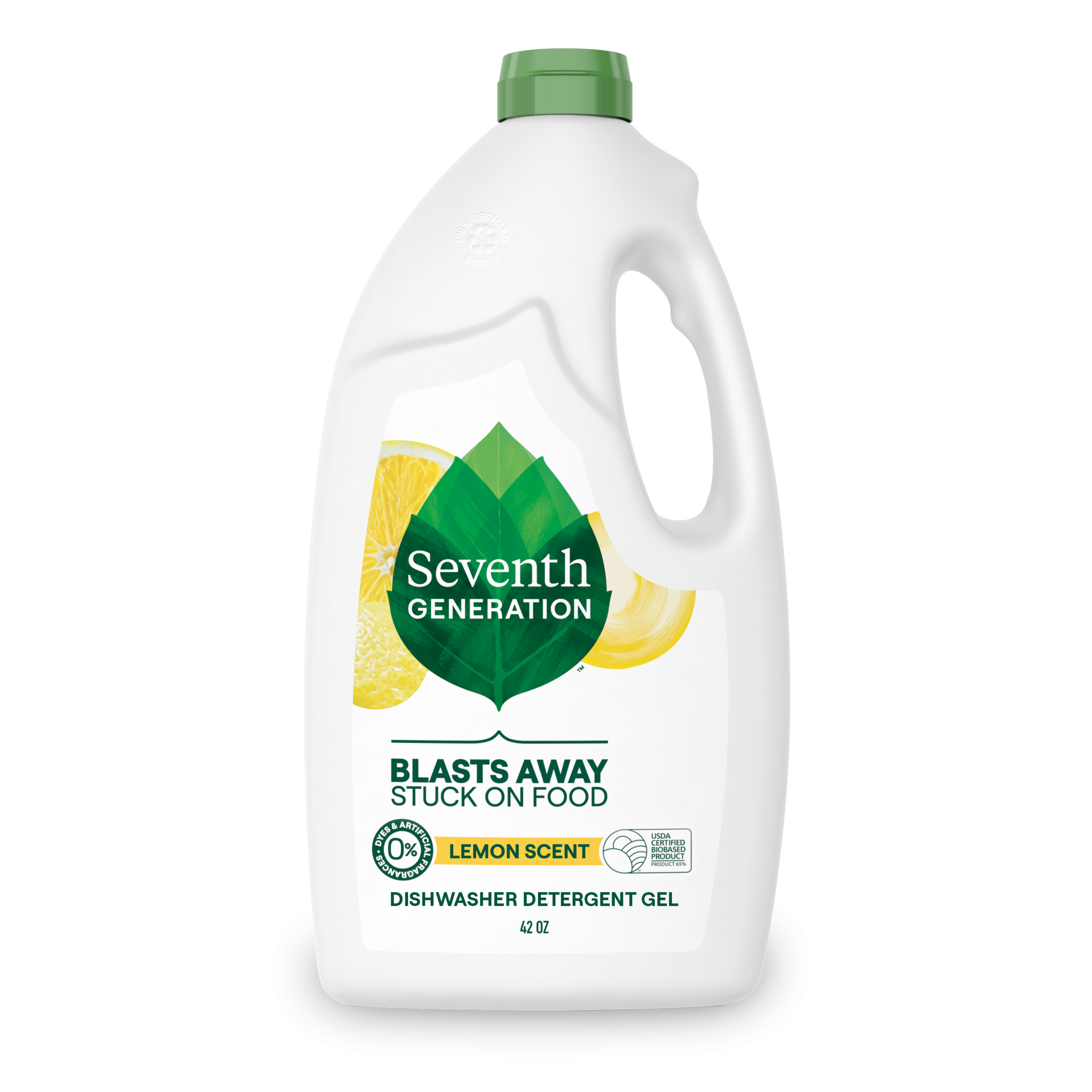 Grease-Fighting Dishwasher Detergent Gel with Lemon