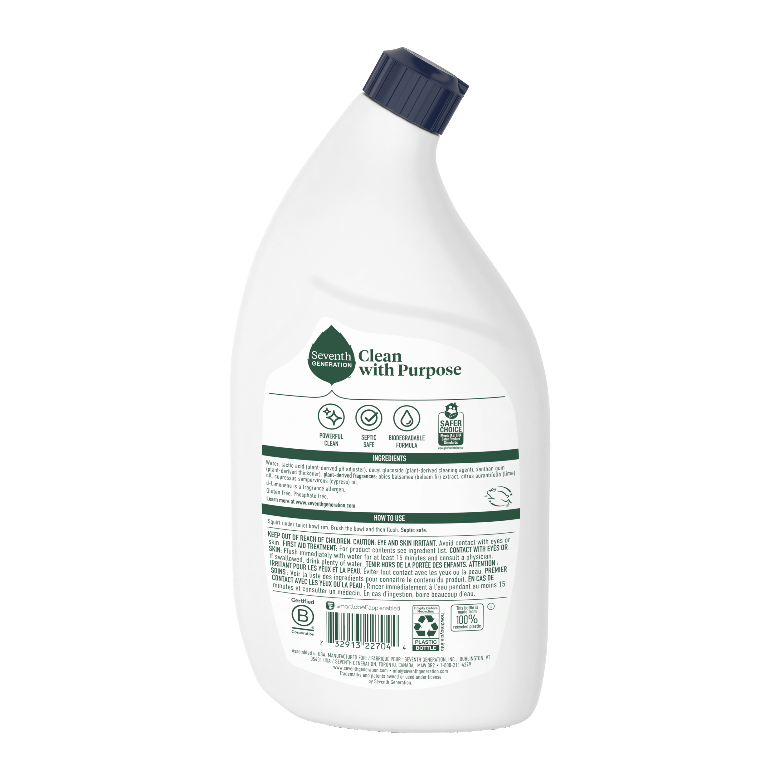 Bathroom-Ready Toilet Bowl Cleaner with Emerald Cypress & Fir