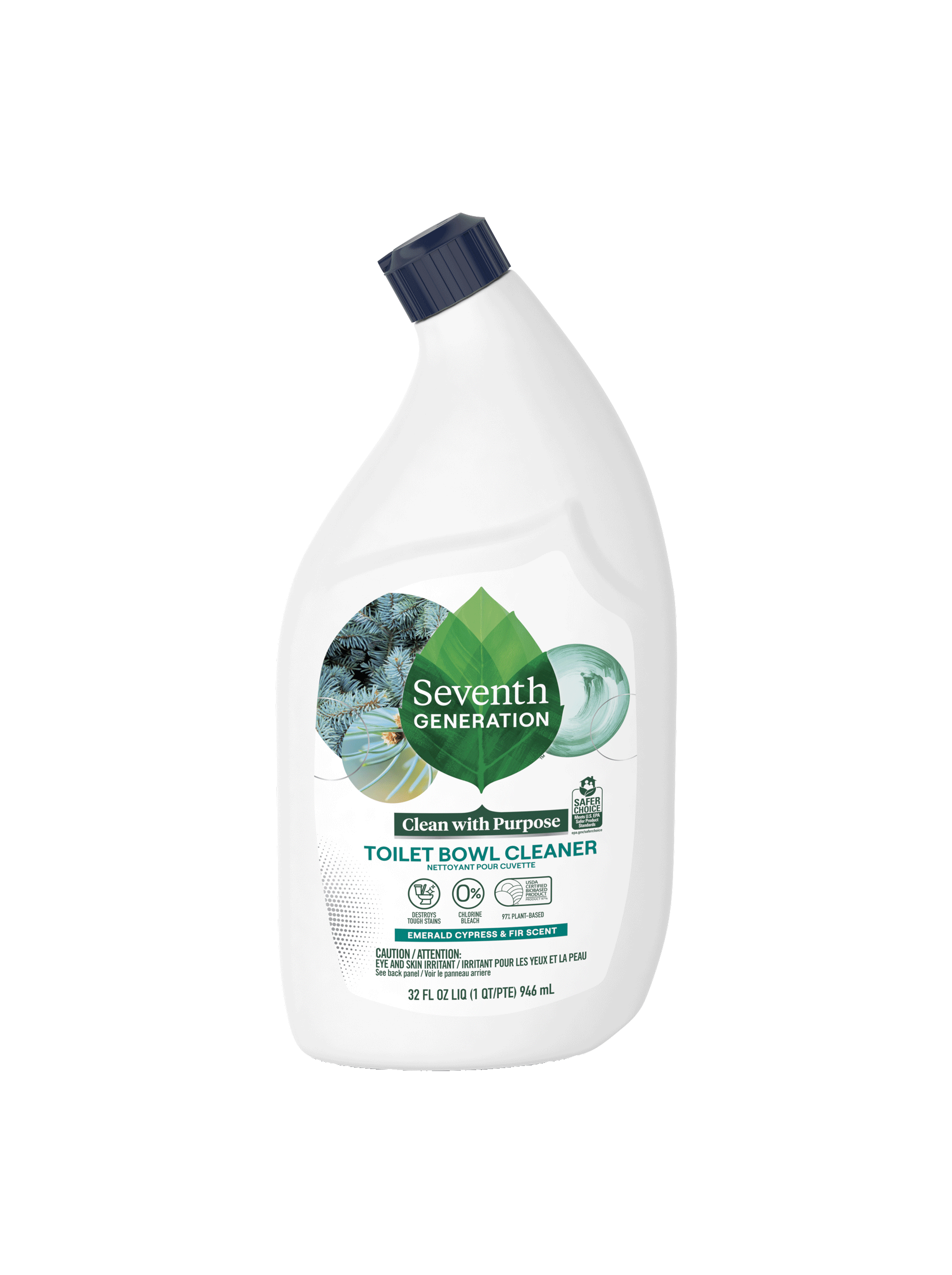 Bathroom-Ready Toilet Bowl Cleaner with Emerald Cypress & Fir