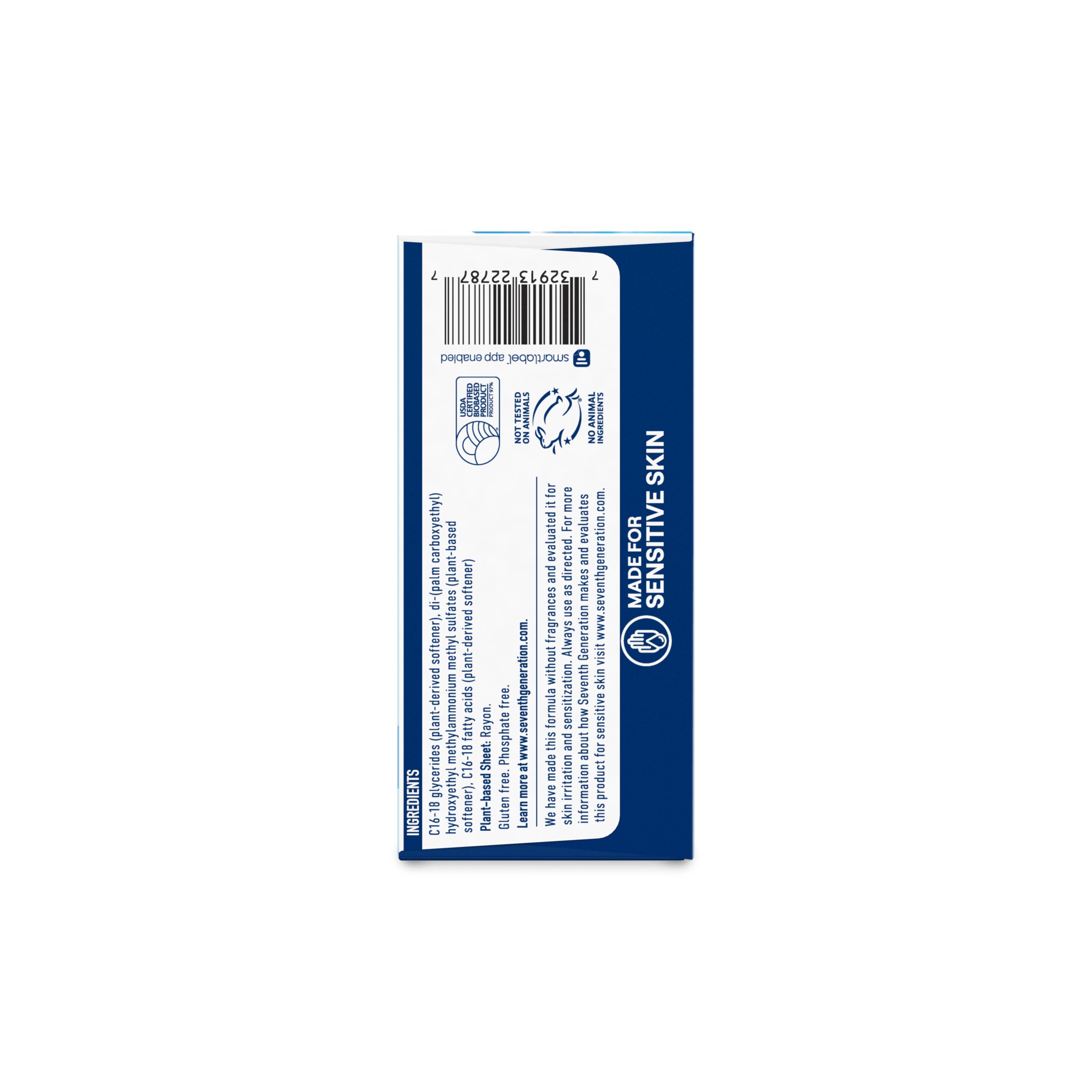 Plant-Powered Fabric Softener Sheets - Free & Clear