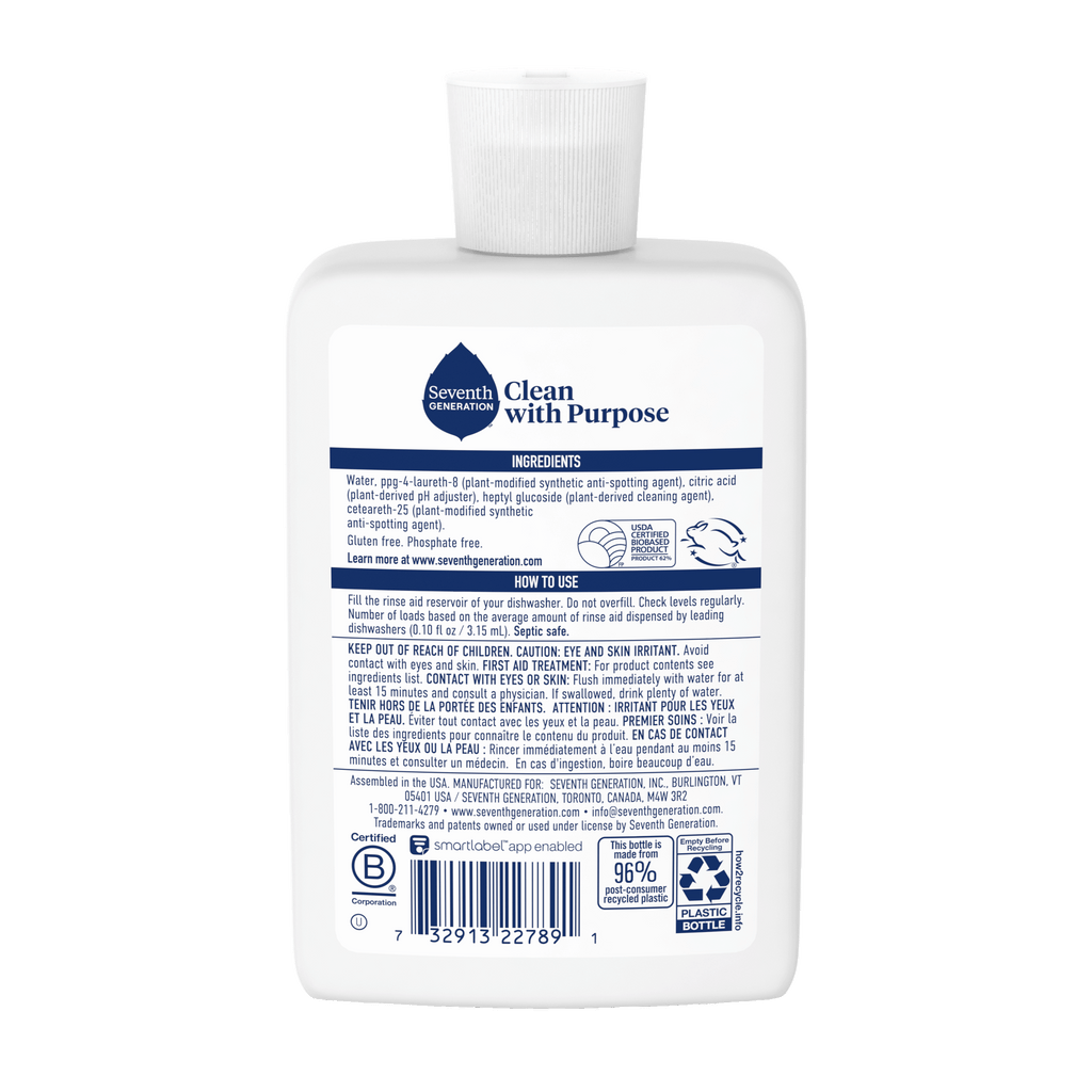 Grease-Fighting Power+™ Rinse Aid - Fragrance Free