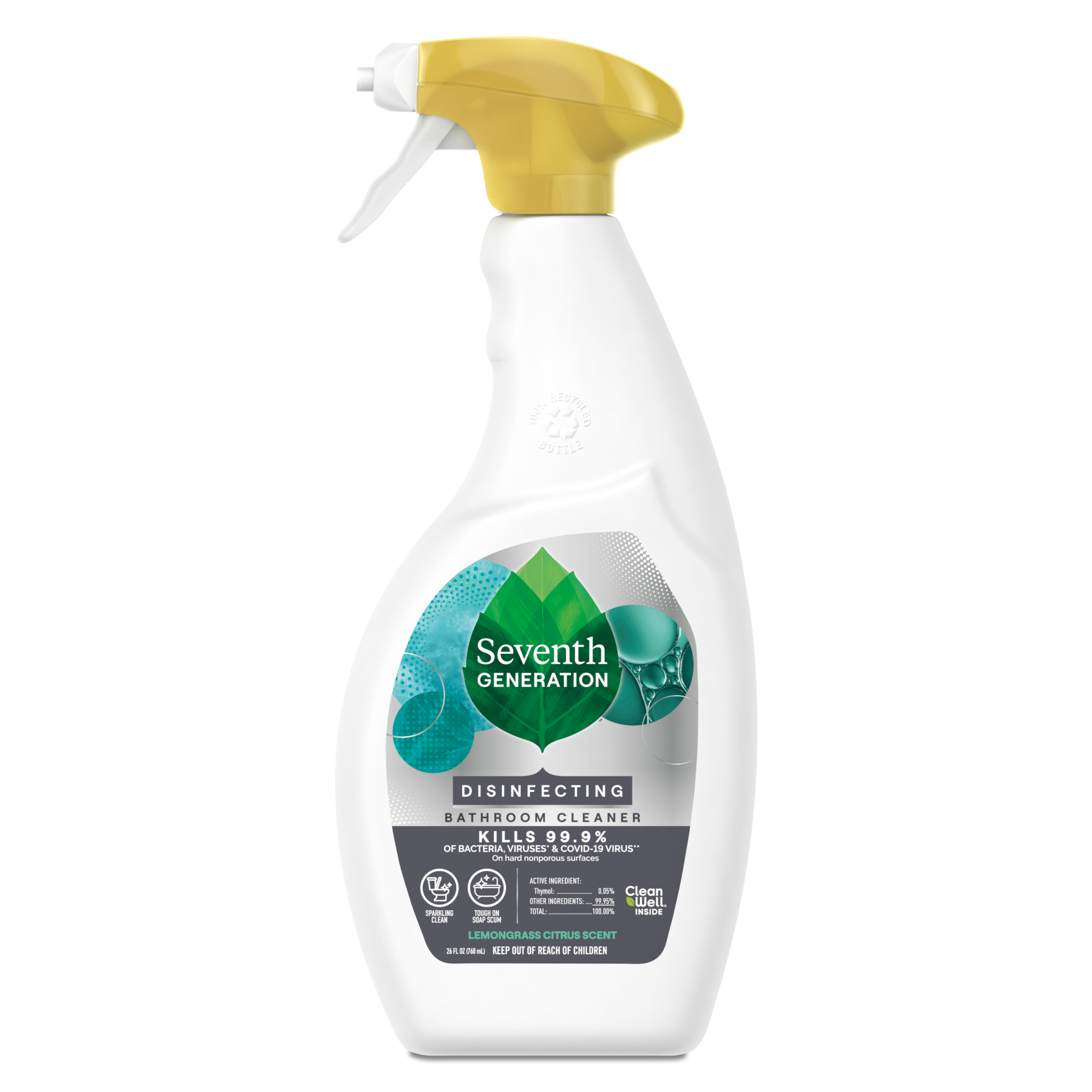 Bathroom-Ready Disinfecting Bathroom Cleaner with Lemongrass Citrus