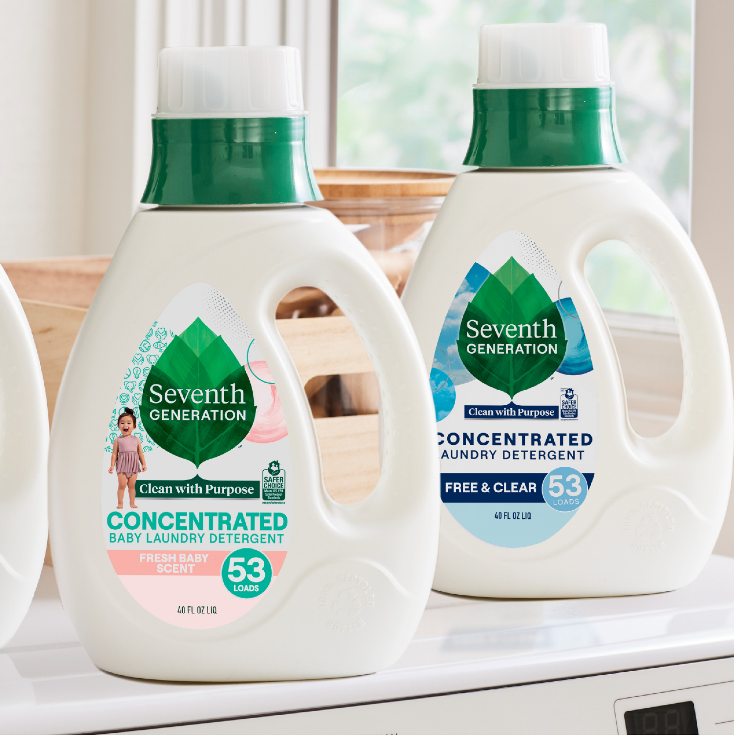 Plant-Powered Concentrated Baby Laundry Detergent with Fresh Scent