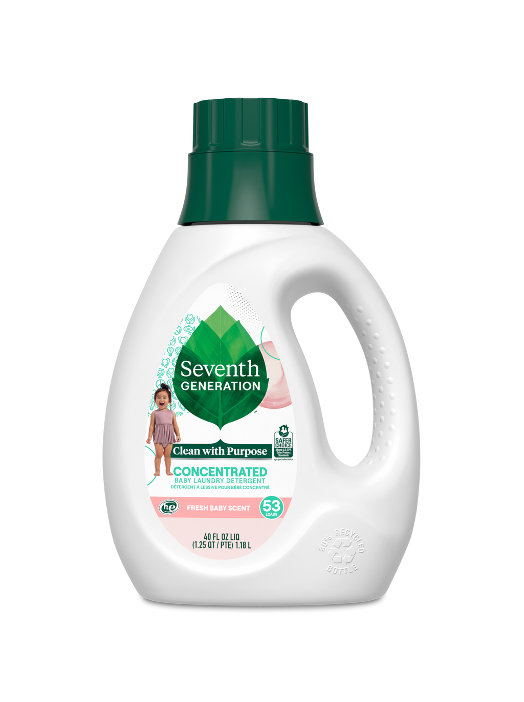 Plant-Powered Concentrated Baby Laundry Detergent with Fresh Scent