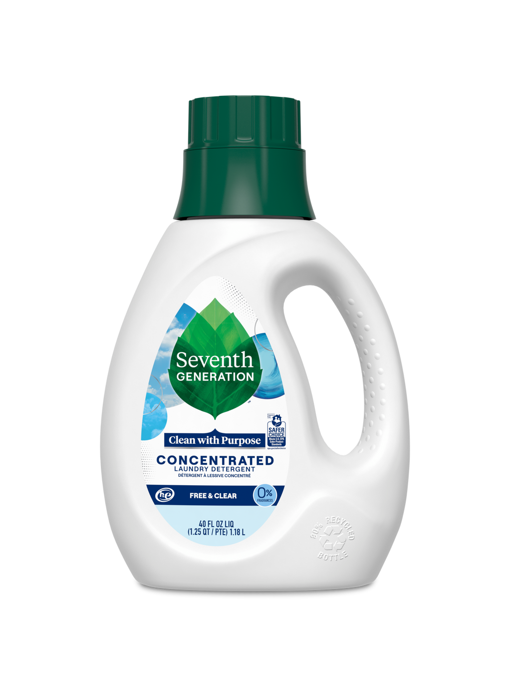 Plant-Powered Concentrated Laundry Detergent - Free & Clear