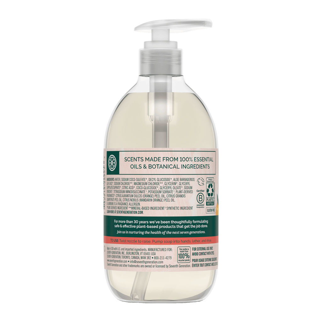 Gentle Hand Wash with Mandarin Orange & Grapefruit