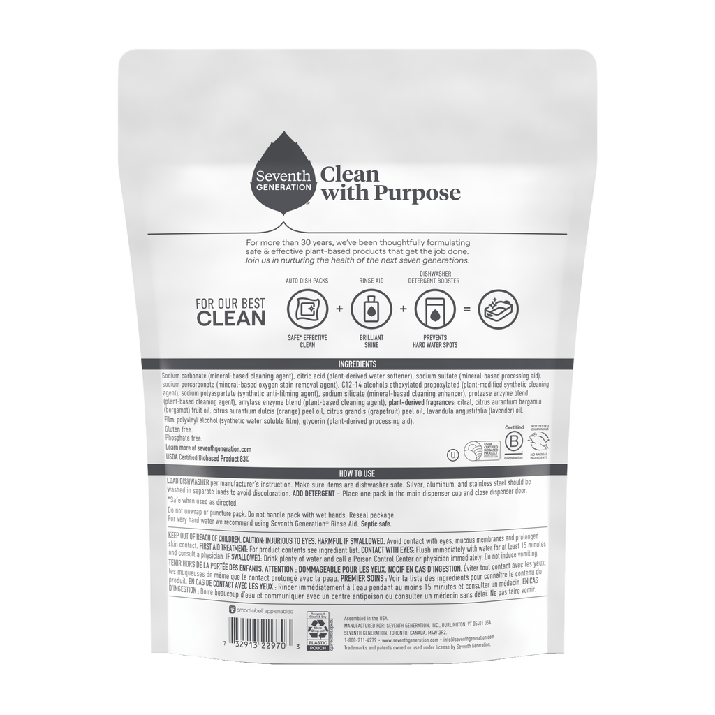 Grease-Fighting Power+™ Dishwasher Detergent Packs - Fresh Citrus - 18 Count / 43 Count / 70 Count