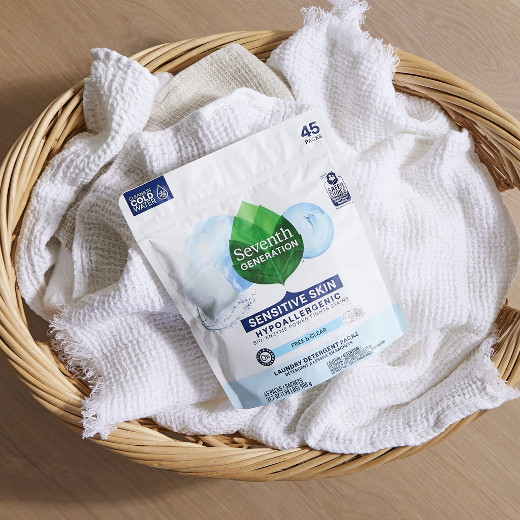 Plant-Powered Laundry Detergent Packs - Free & Clear