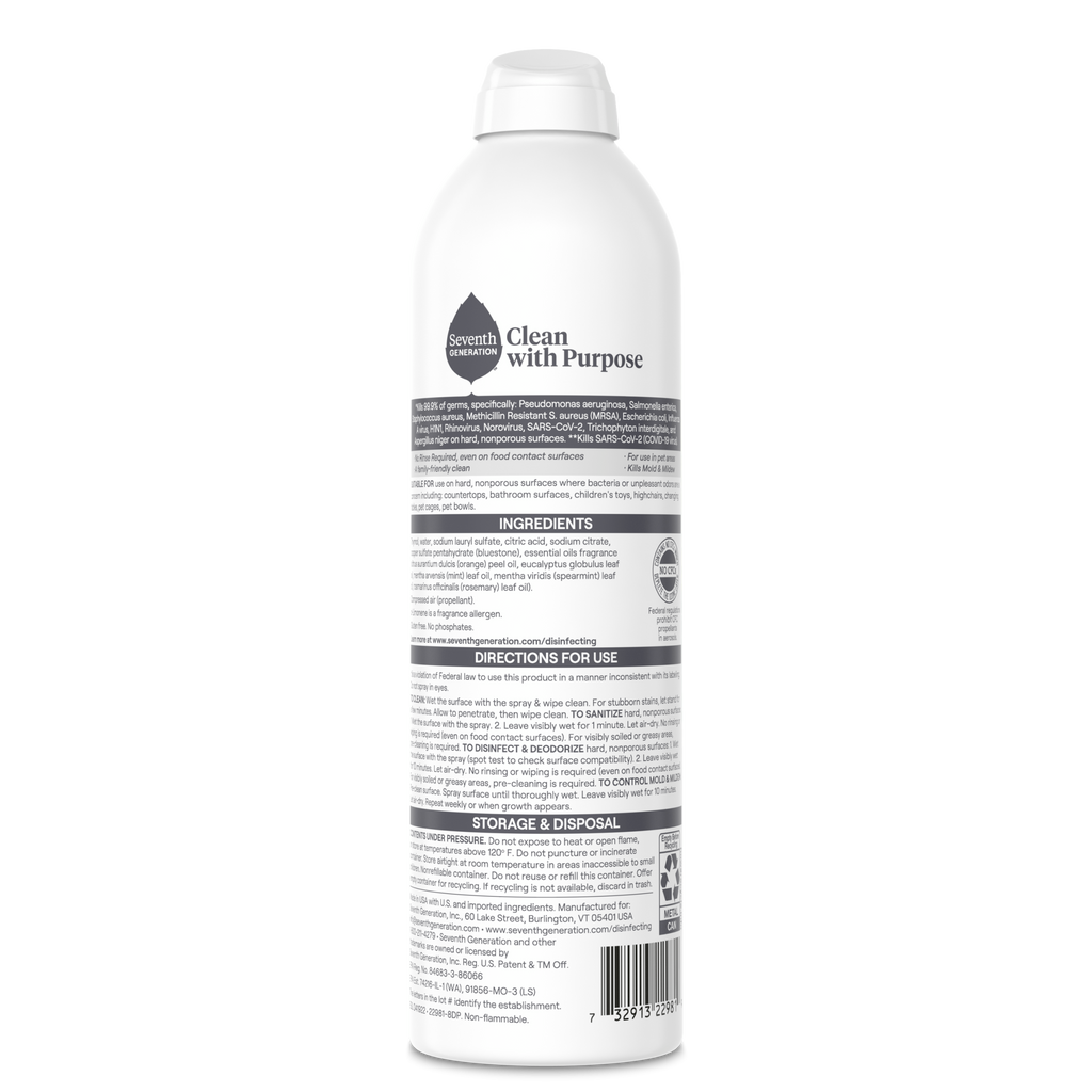 Plant-Based Disinfectant Spray with Eucalyptus Spearmint & Thyme