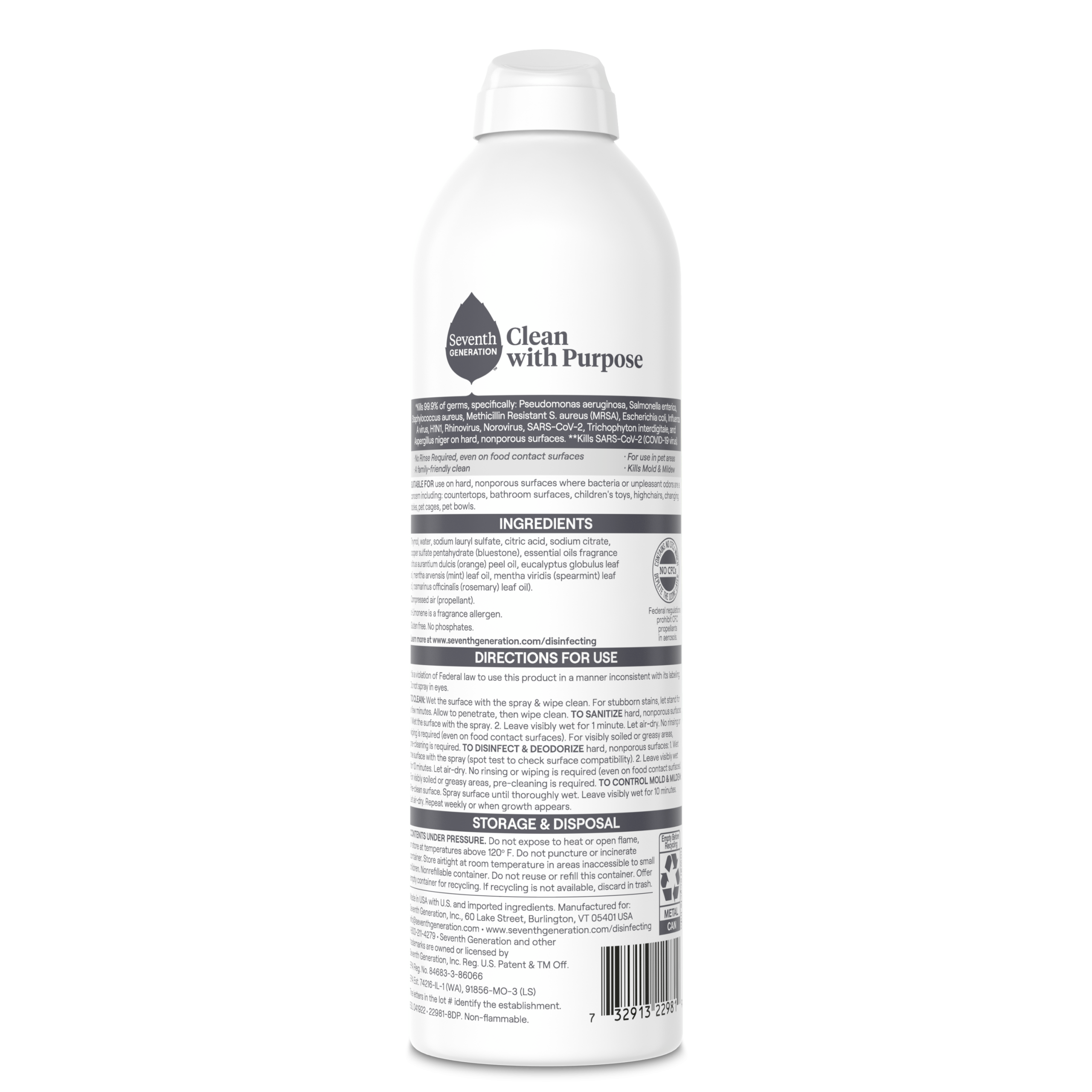 Plant-Based Disinfectant Spray with Eucalyptus Spearmint & Thyme