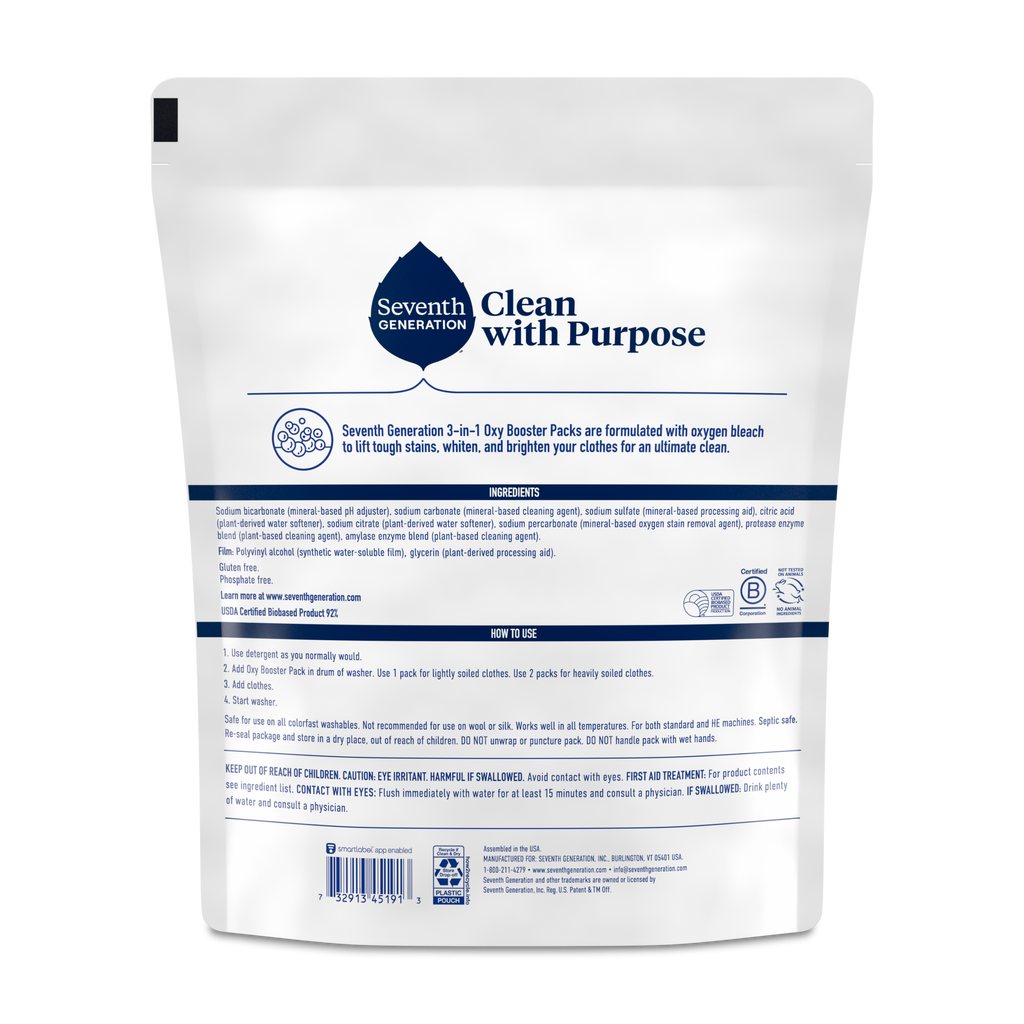 Plant-Powered Oxy Booster Packs - Free & Clear