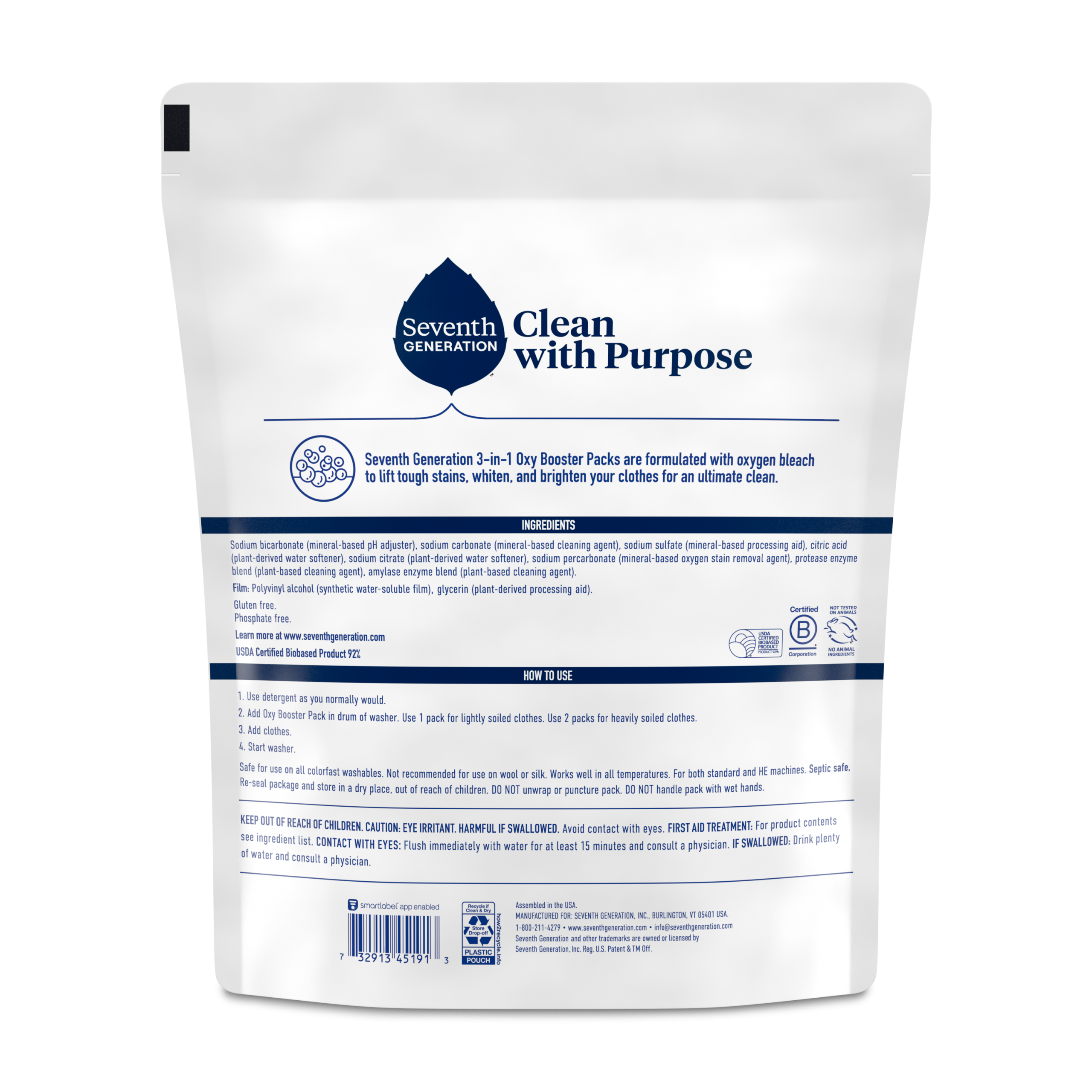 Plant-Powered Oxy Booster Packs - Free & Clear