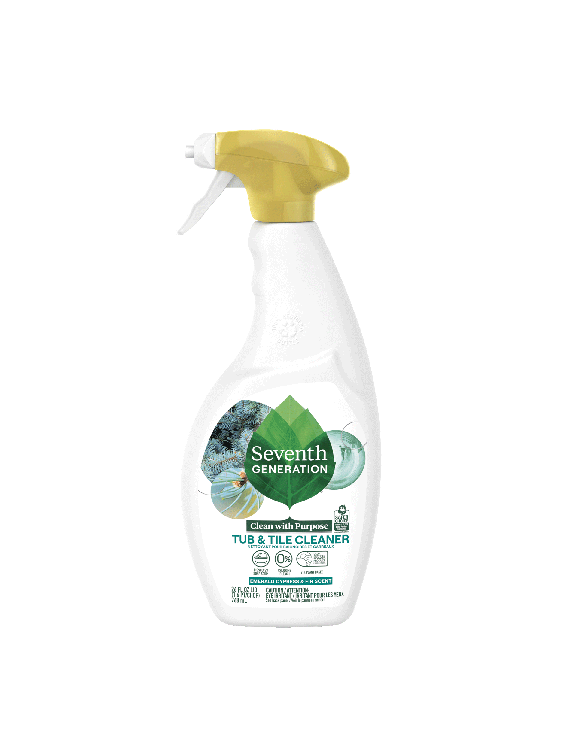 Bathroom-Ready Tub & Tile Cleaner with Emerald Cypress & Fir