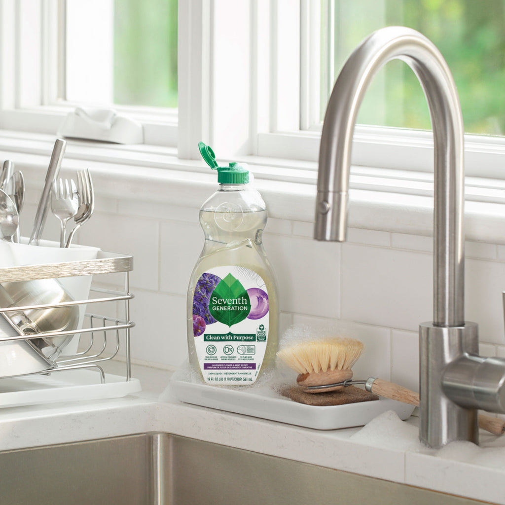 Grease-Fighting Dish Soap with Lavender Flower & Mint