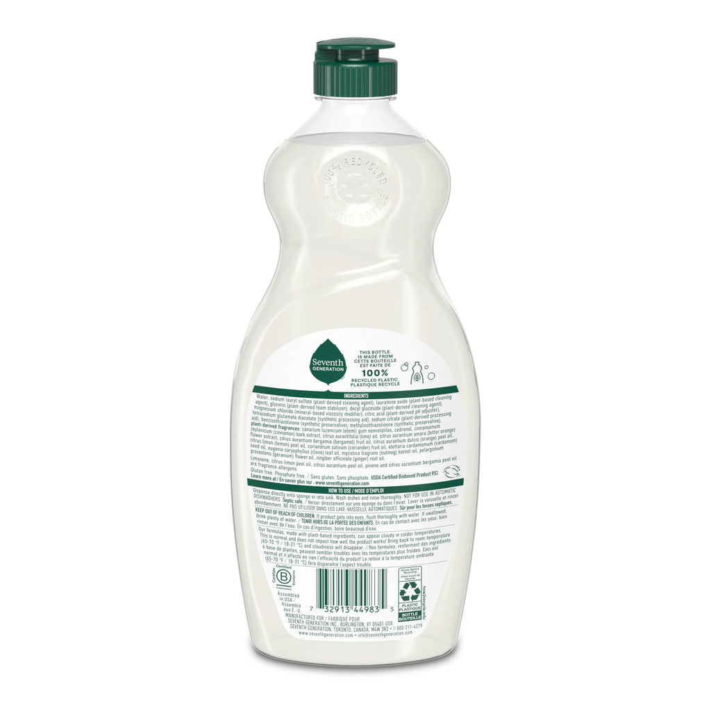 Grease-Fighting Dish Soap with Fresh Lime & Ginger