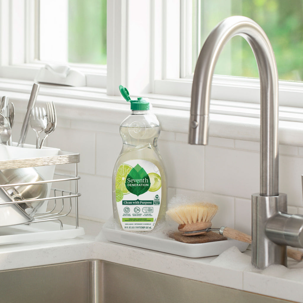 Grease-Fighting Dish Soap with Fresh Lime & Ginger