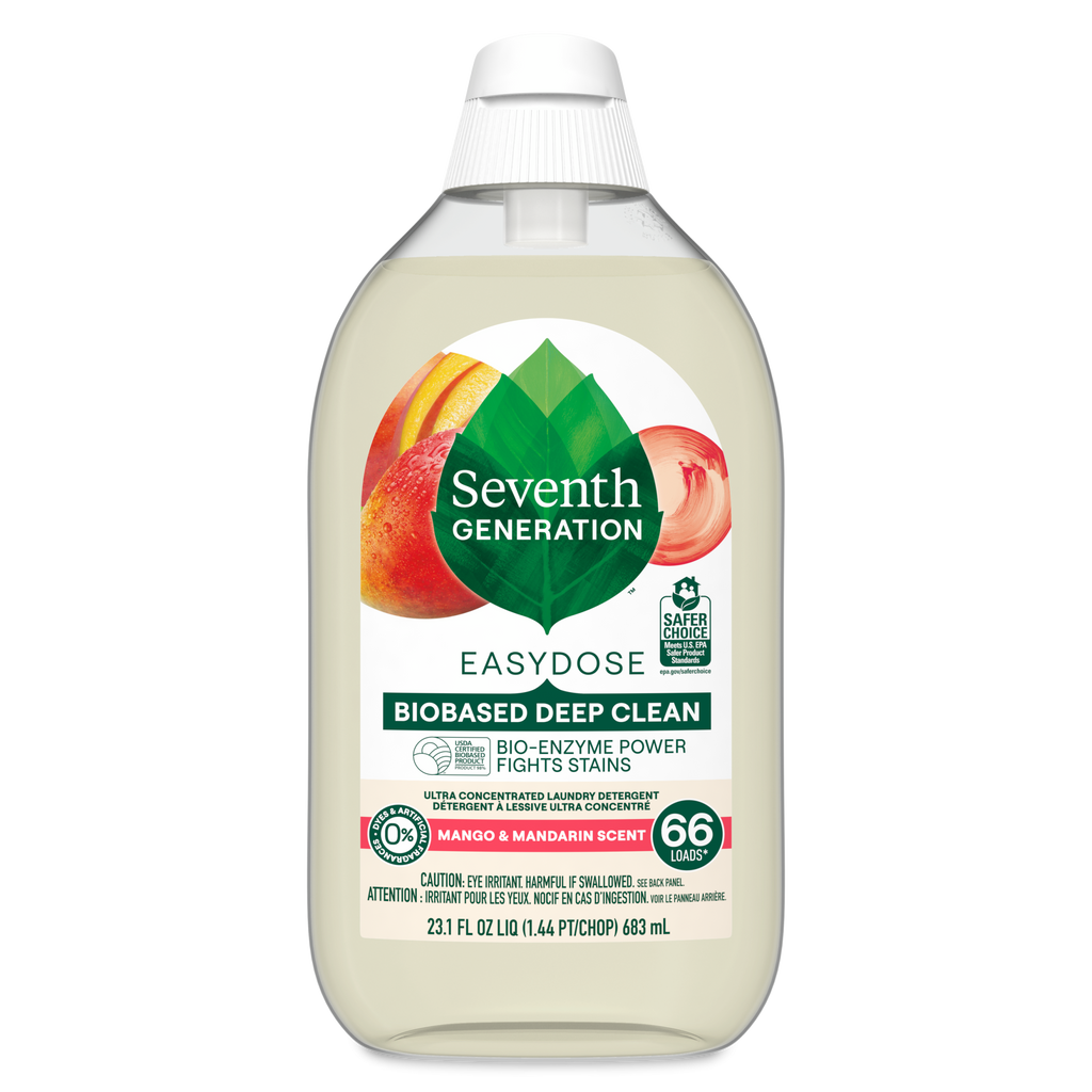 Plant-Powered EasyDose™ Ultra Concentrated Laundry Detergent with Mango & Mandarin