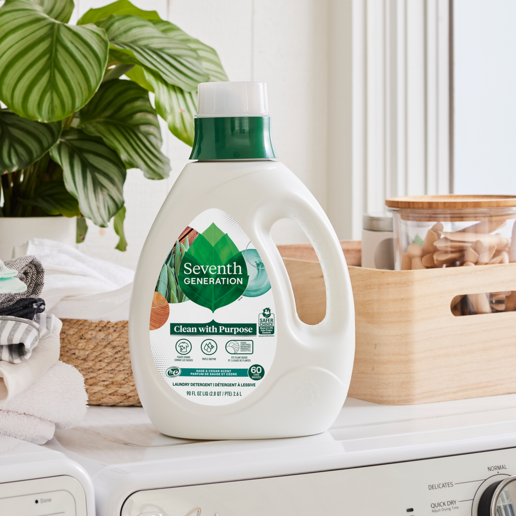 Plant-Powered Liquid Laundry Detergent with Sage & Cedar