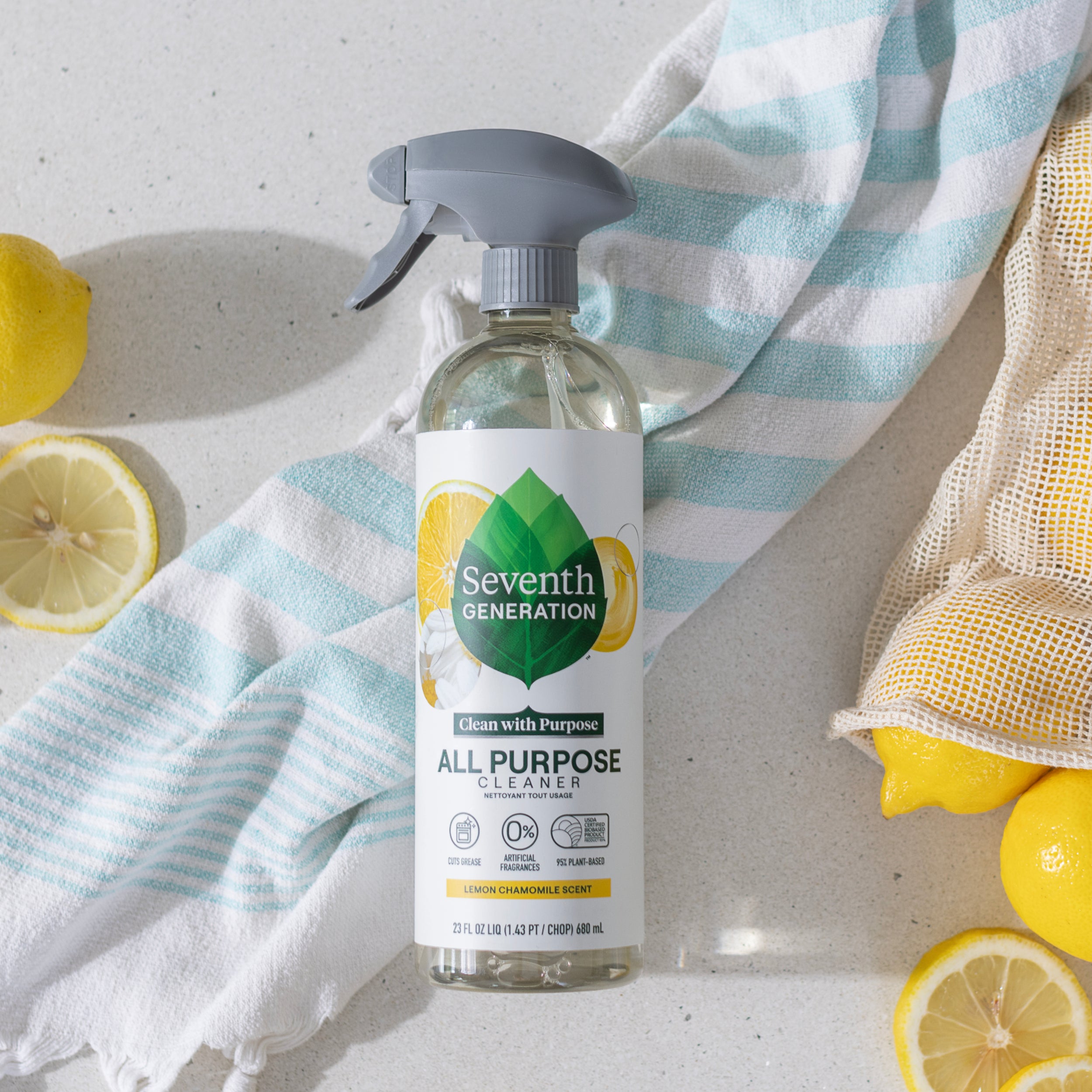 Plant-Based All Purpose Cleaner with Lemon Chamomile