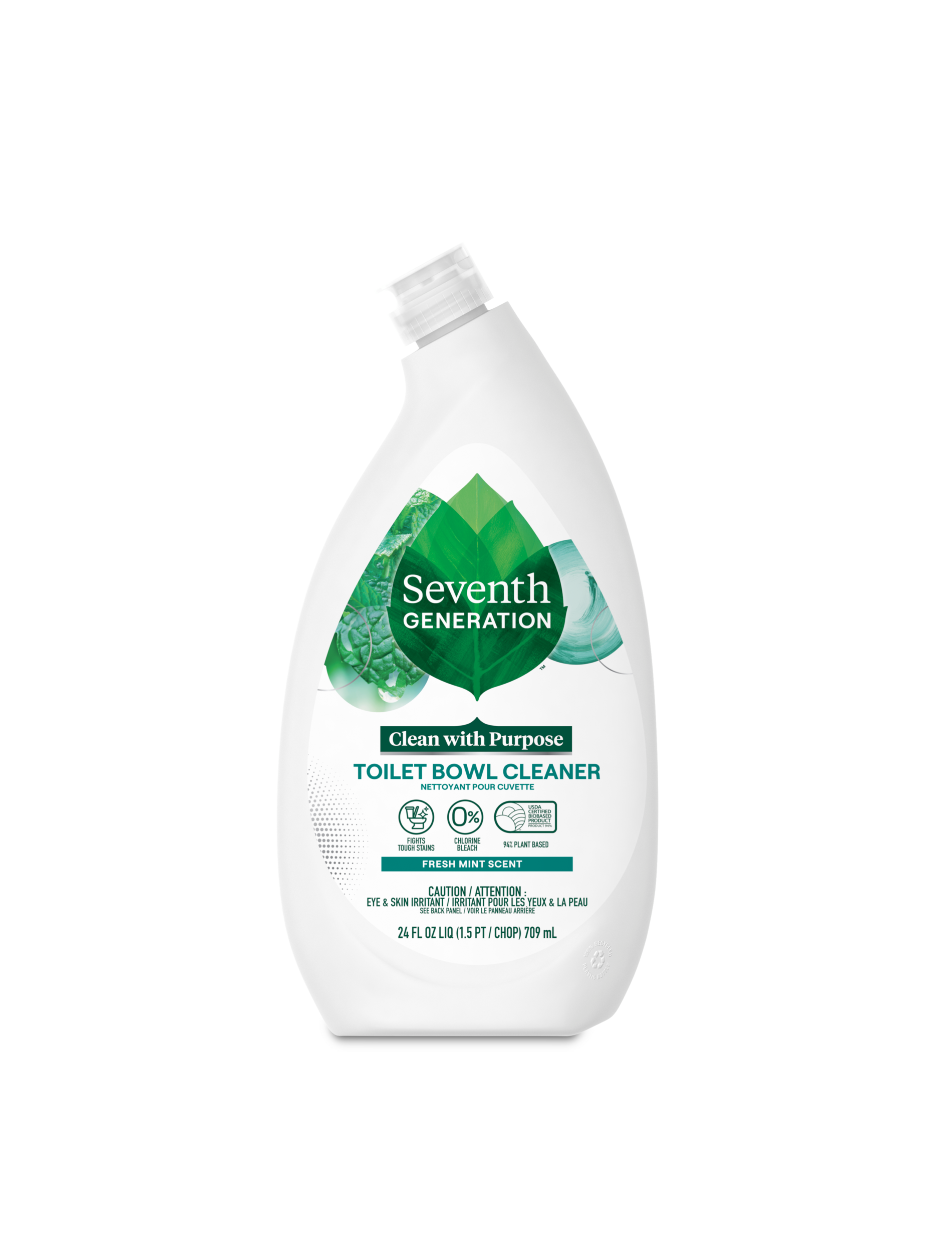 Bathroom-Ready Toilet Bowl Cleaner with Fresh Mint