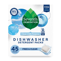 Grease-Fighting Dishwasher Detergent Packs - Free & Clear