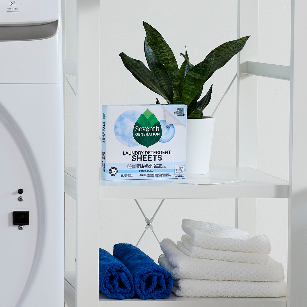 Plant-Powered Laundry Detergent Sheets - Free & Clear