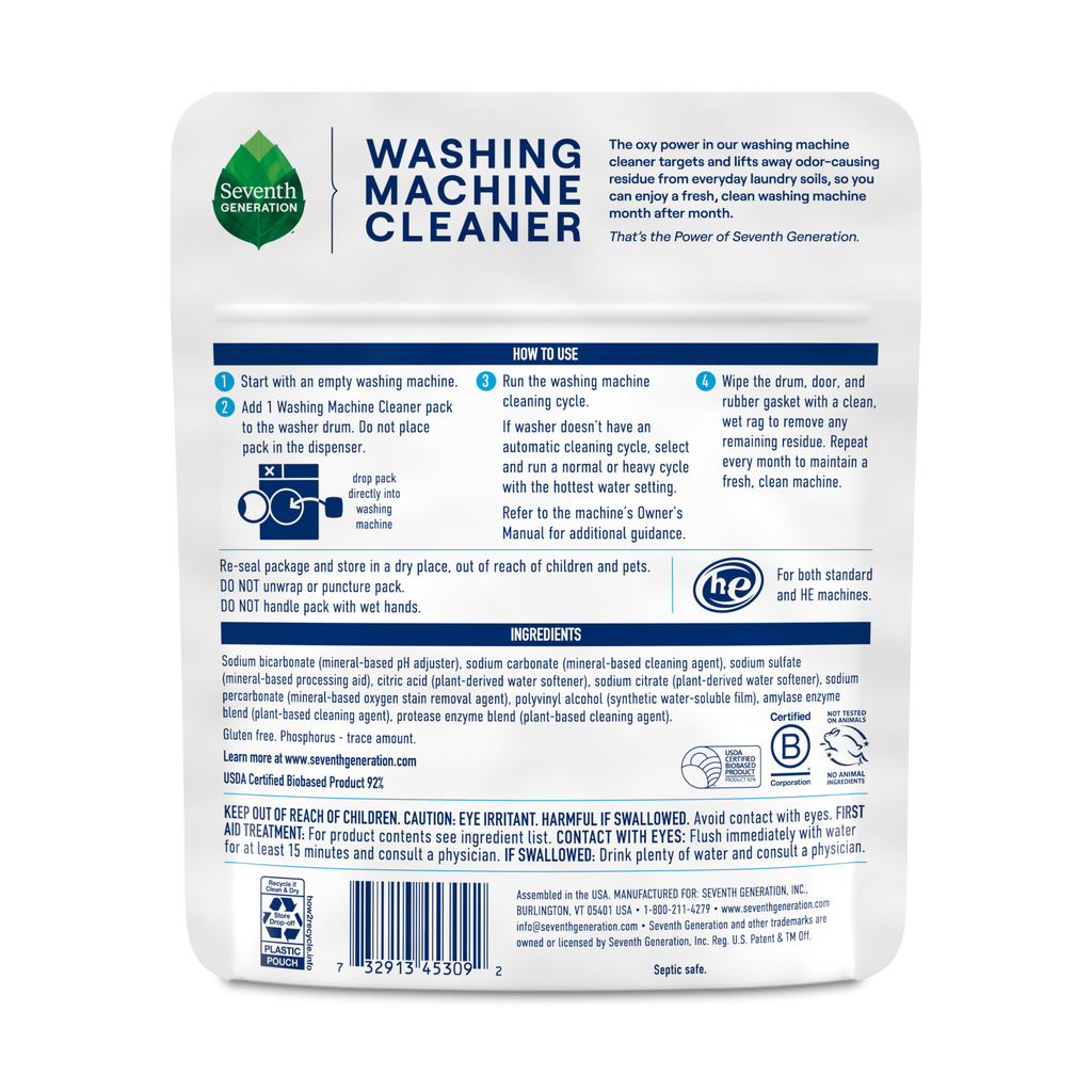 Everyday Washing Machine Cleaner - Fragrance Free