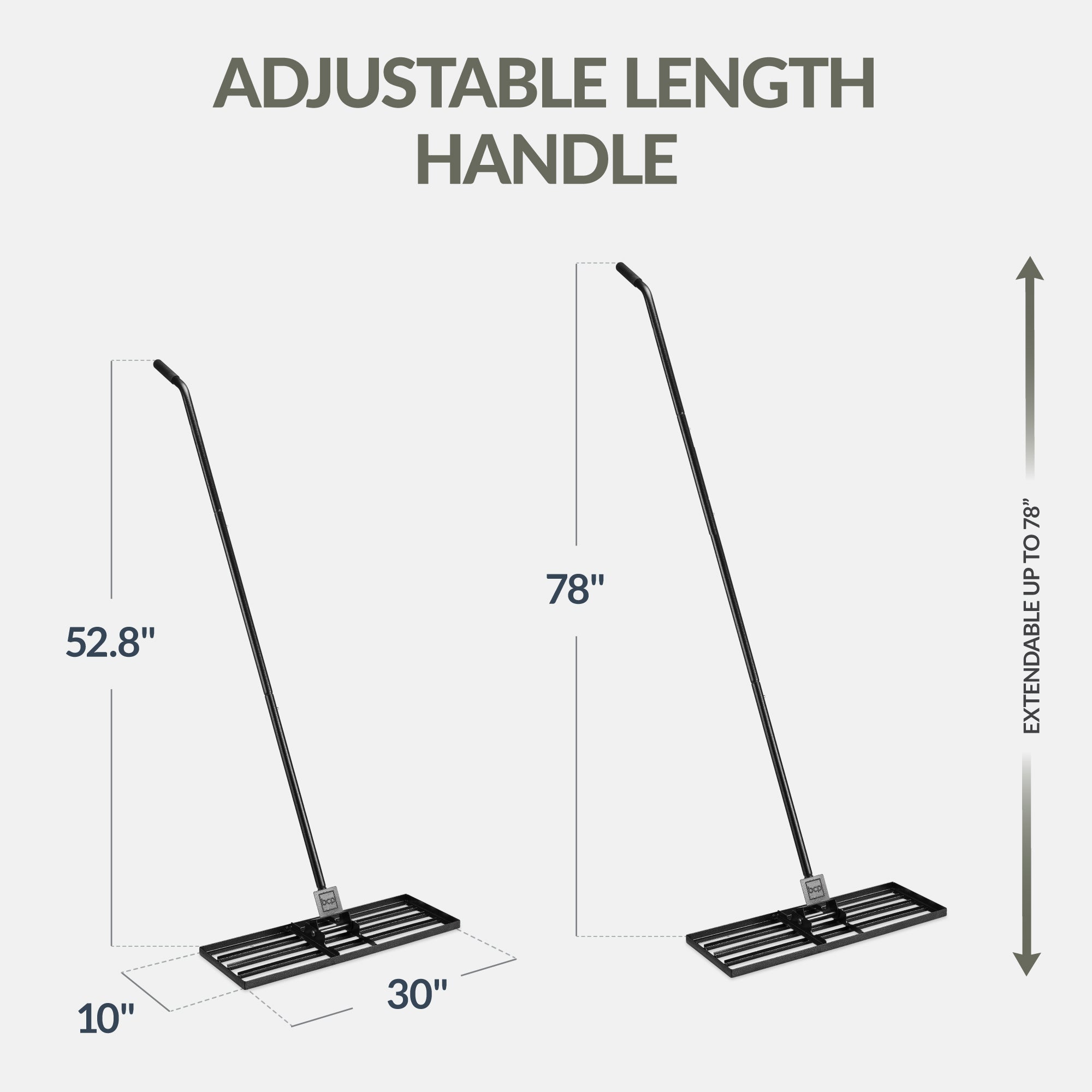 Lawn Leveling Rake 30\" x 10\