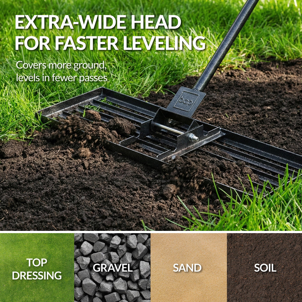 Lawn Leveling Rake 30\" x 10\