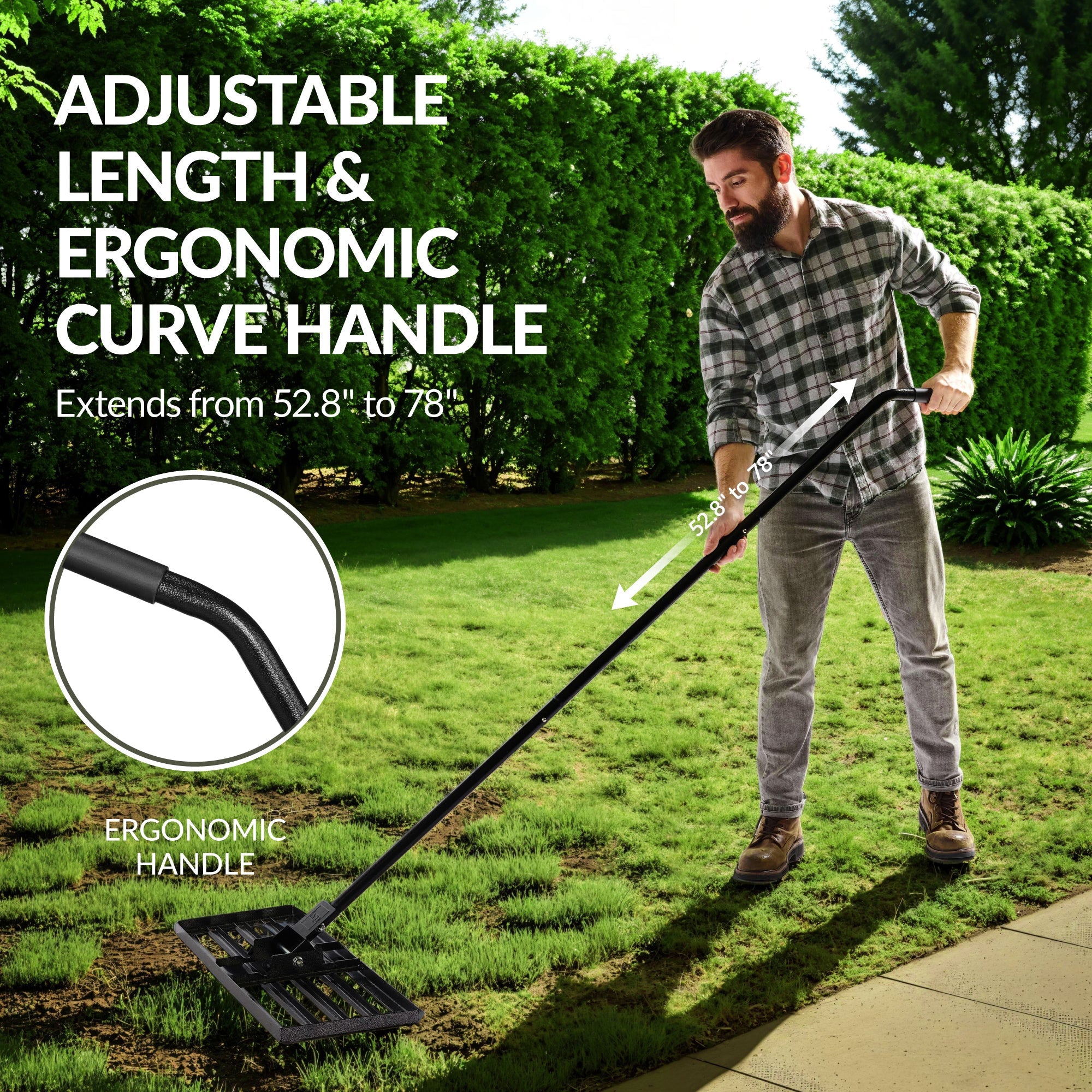 Lawn Leveling Rake 30\" x 10\