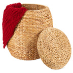 Multipurpose Hyacinth Storage Tote Basket