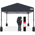 One-Person Setup Instant Pop Up Canopy w/ Case 4 Weight Bags - 10x10ft