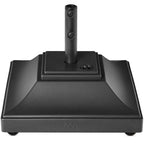 Mobile Umbrella Base Fillable Stand w/ 4 Wheels 2 Locks 120lb Capacity