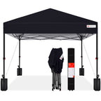 One-Person Setup Instant Pop Up Canopy w/ Case 4 Weight Bags - 12x12ft