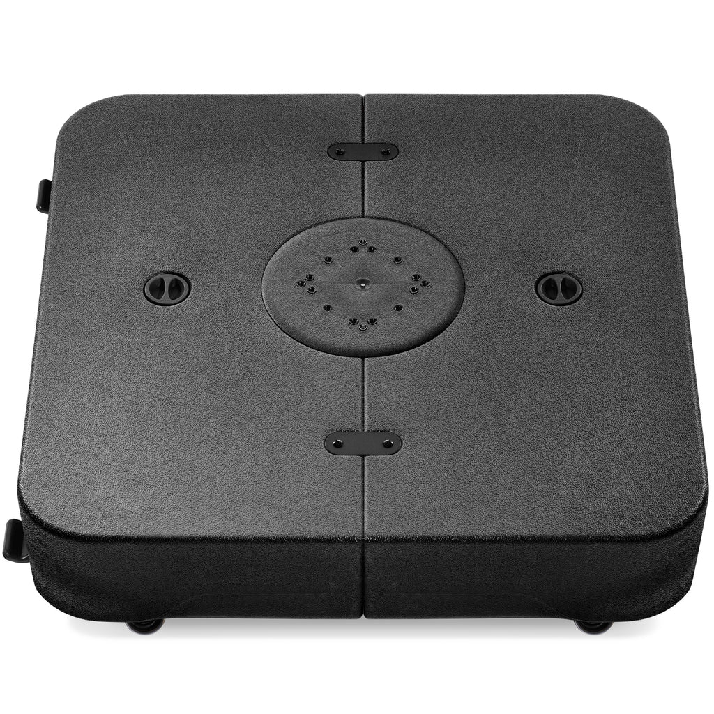 Outdoor Cantilever Base w/ Wheels Locks Fillable 330lb Capacity